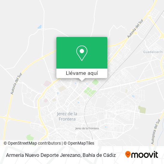 Mapa Armería Nuevo Deporte Jerezano