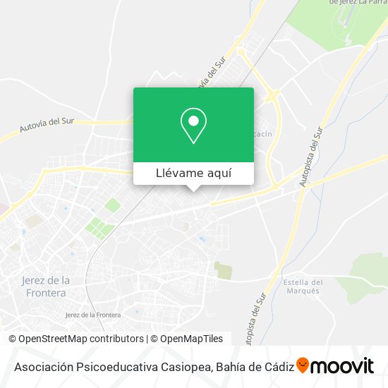 Mapa Asociación Psicoeducativa Casiopea