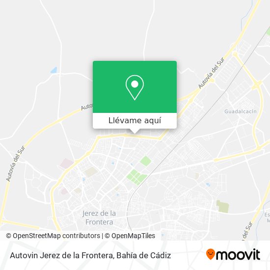 Mapa Autovin Jerez de la Frontera