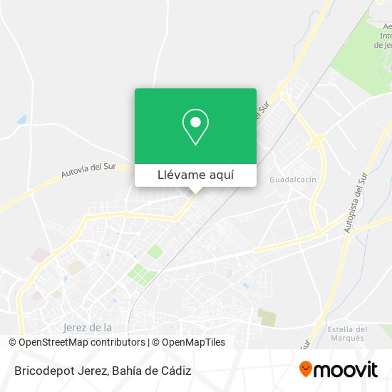 Mapa Bricodepot Jerez