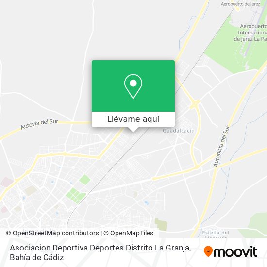 Mapa Asociacion Deportiva Deportes Distrito La Granja