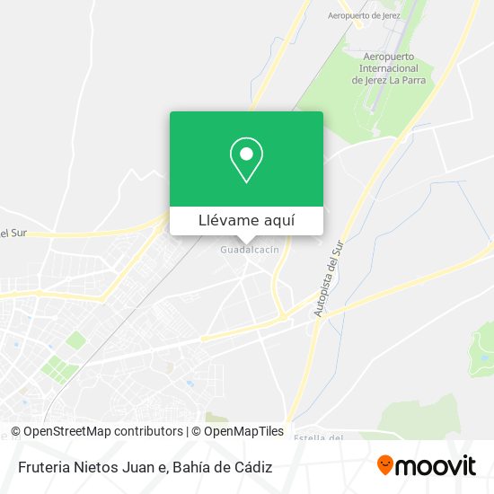Mapa Fruteria Nietos Juan e