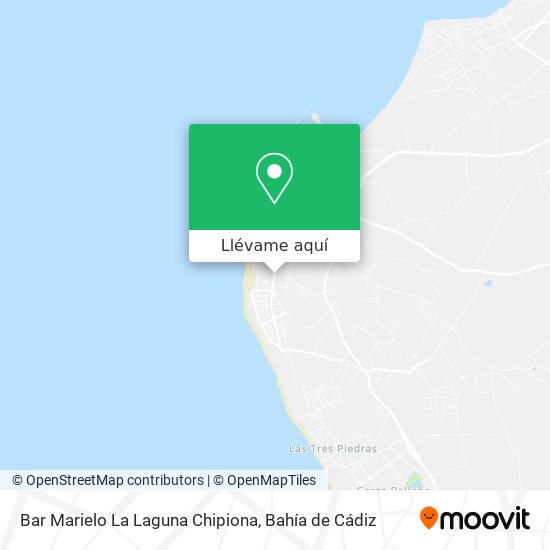 Mapa Bar Marielo La Laguna Chipiona