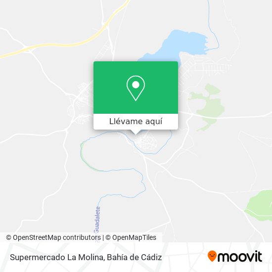 Mapa Supermercado La Molina