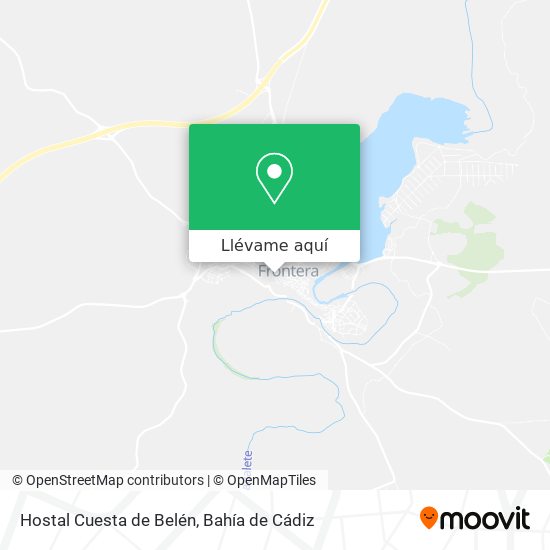 Mapa Hostal Cuesta de Belén