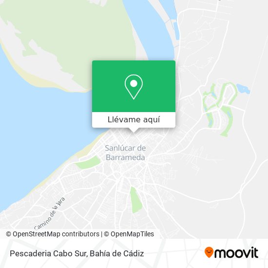 Mapa Pescaderia Cabo Sur