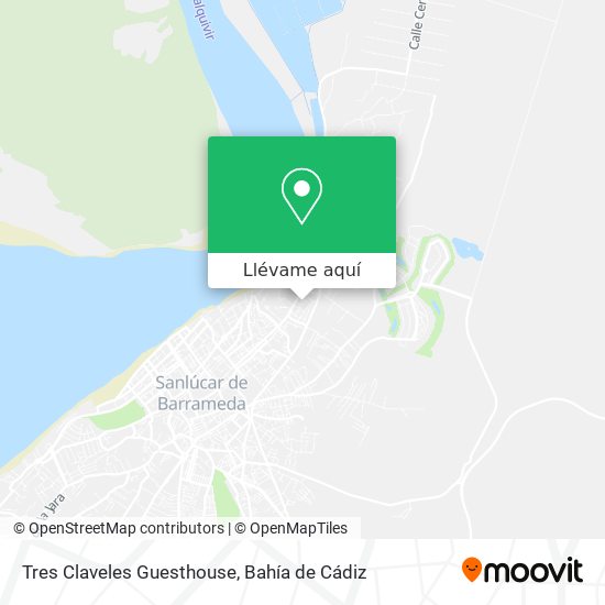 Mapa Tres Claveles Guesthouse