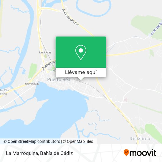 Mapa La Marroquina
