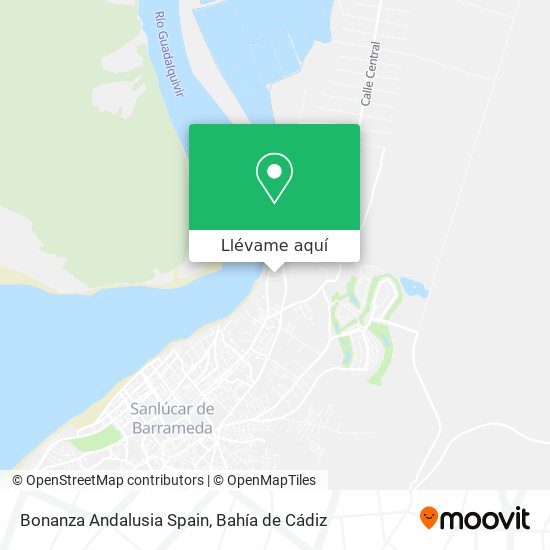 Mapa Bonanza Andalusia Spain