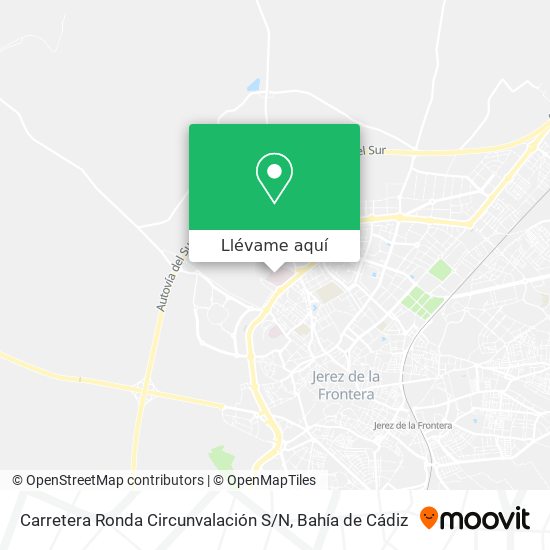 Mapa Carretera Ronda Circunvalación S / N