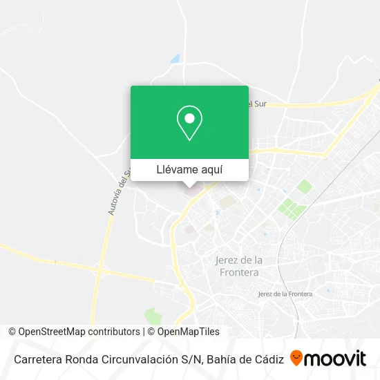 Mapa Carretera Ronda Circunvalación S / N