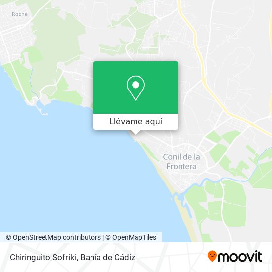 Mapa Chiringuito Sofriki