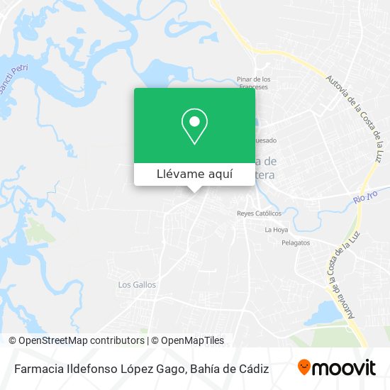 Mapa Farmacia Ildefonso López Gago