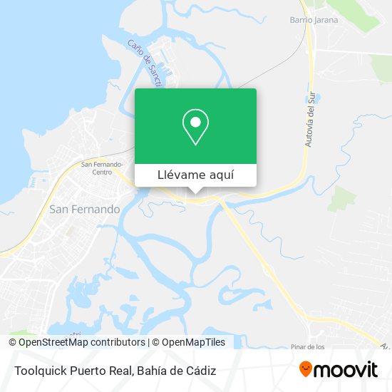 Mapa Toolquick Puerto Real