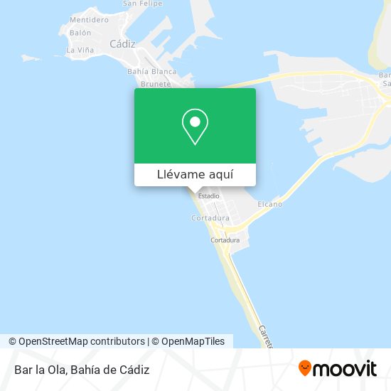 Mapa Bar la Ola