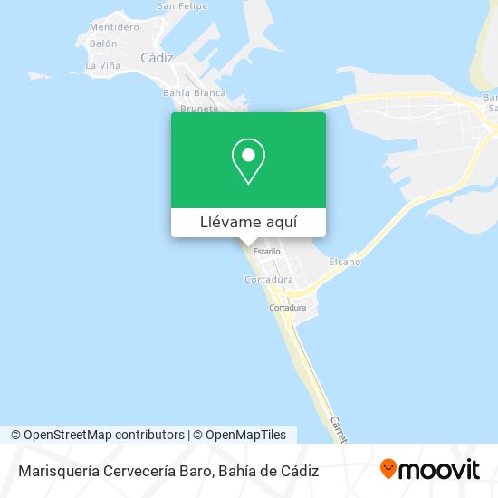 Mapa Marisquería Cervecería Baro