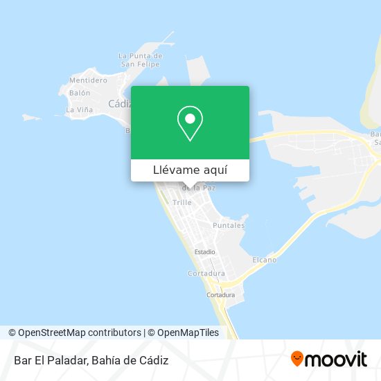Mapa Bar El Paladar
