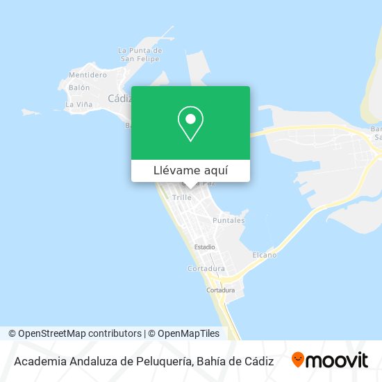 Mapa Academia Andaluza de Peluquería