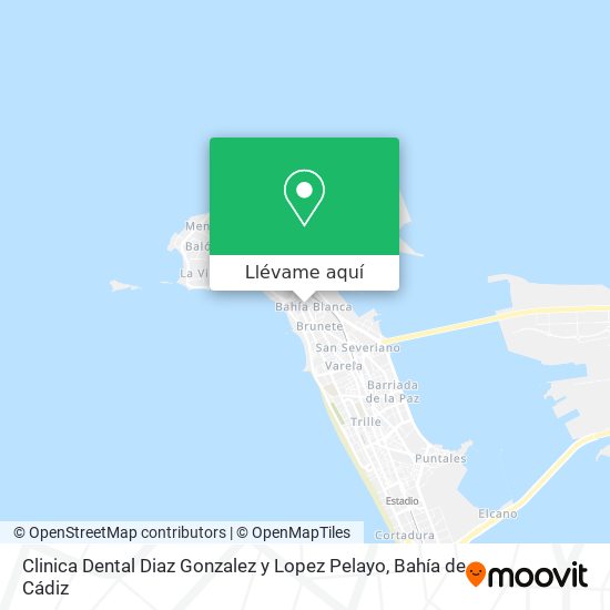 Mapa Clinica Dental Diaz Gonzalez y Lopez Pelayo