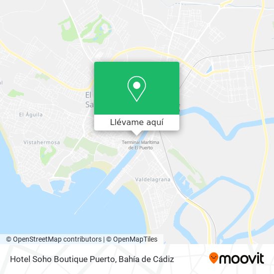 Mapa Hotel Soho Boutique Puerto