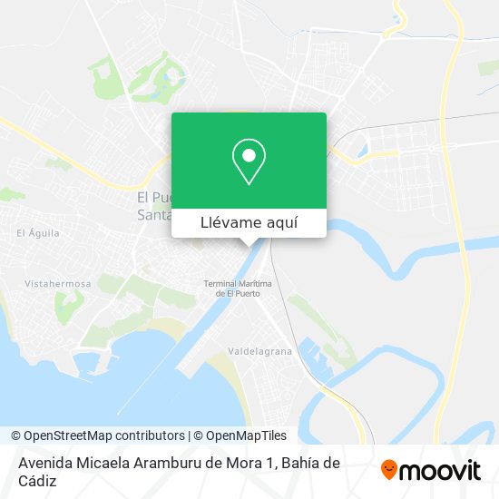 Mapa Avenida Micaela Aramburu de Mora 1