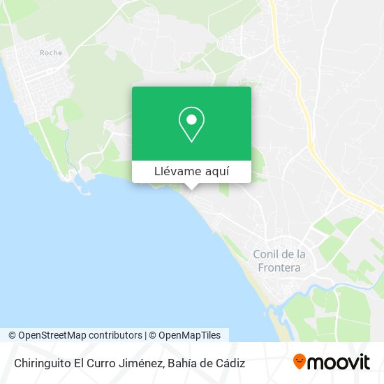 Mapa Chiringuito El Curro Jiménez