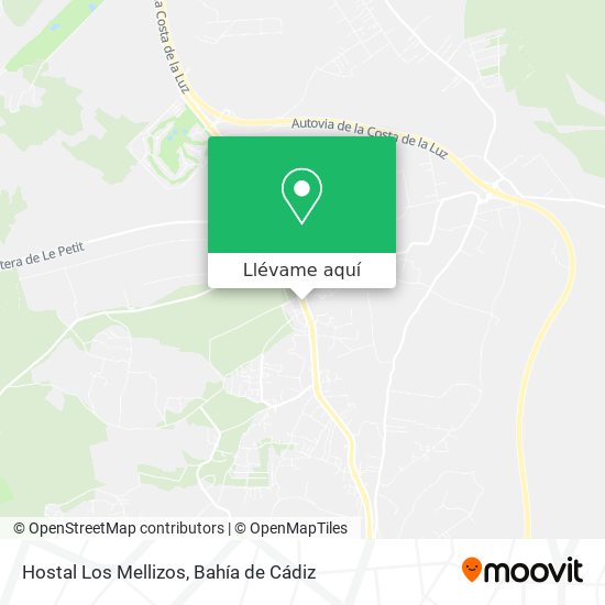 Mapa Hostal Los Mellizos