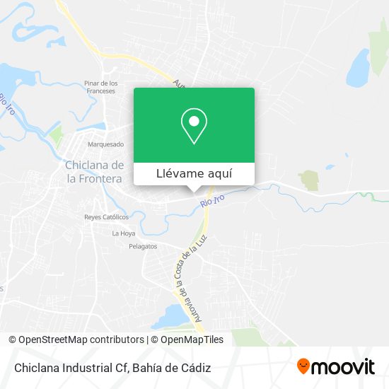 Mapa Chiclana Industrial Cf