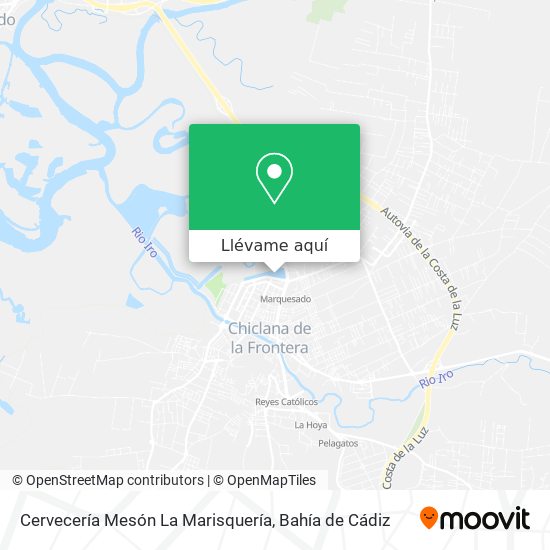 Mapa Cervecería Mesón La Marisquería