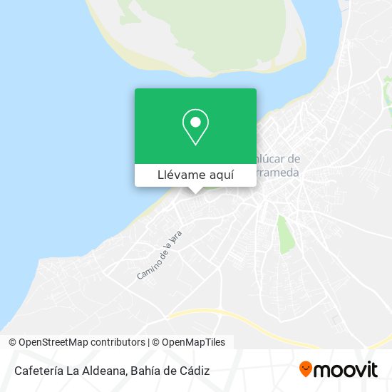 Mapa Cafetería La Aldeana