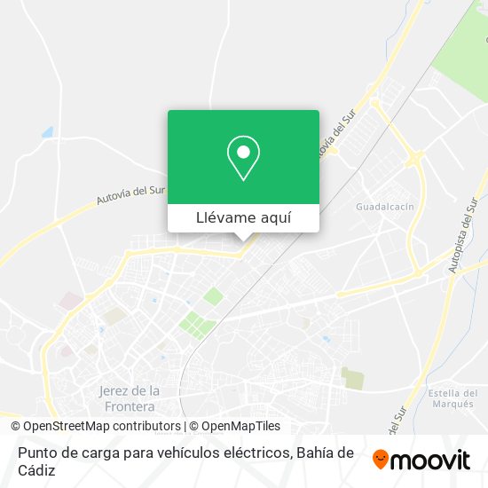 Mapa Punto de carga para vehículos eléctricos