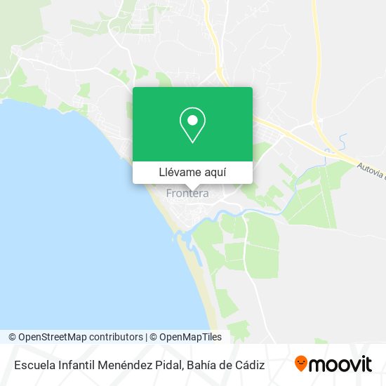 Mapa Escuela Infantil Menéndez Pidal