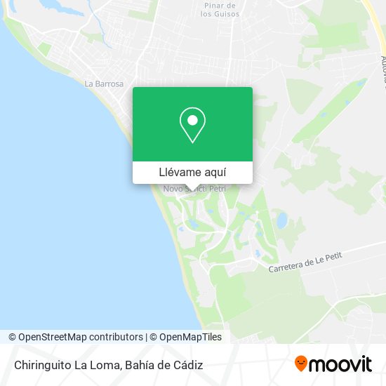 Mapa Chiringuito La Loma