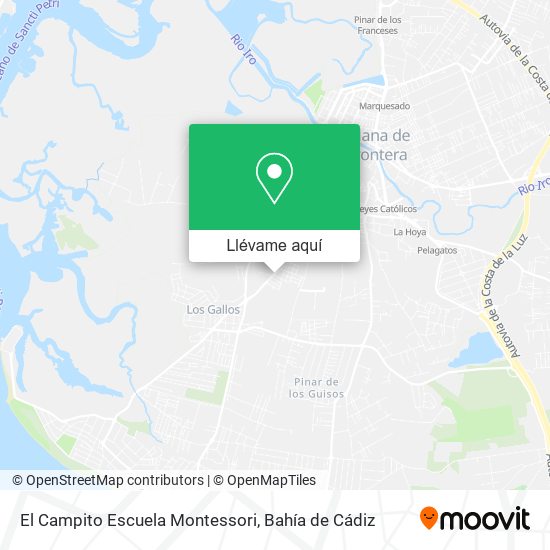 Mapa El Campito Escuela Montessori