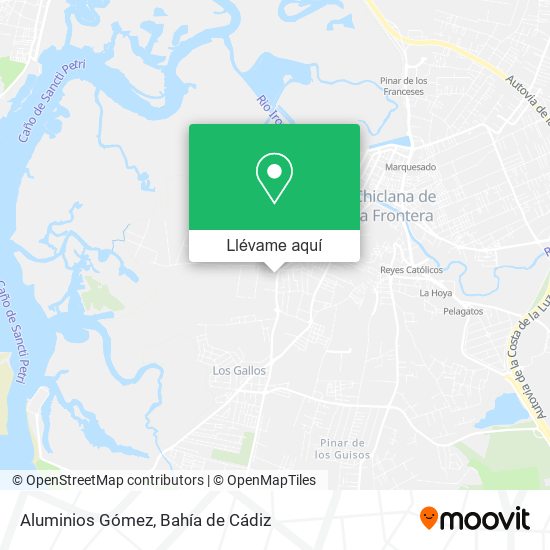 Mapa Aluminios Gómez
