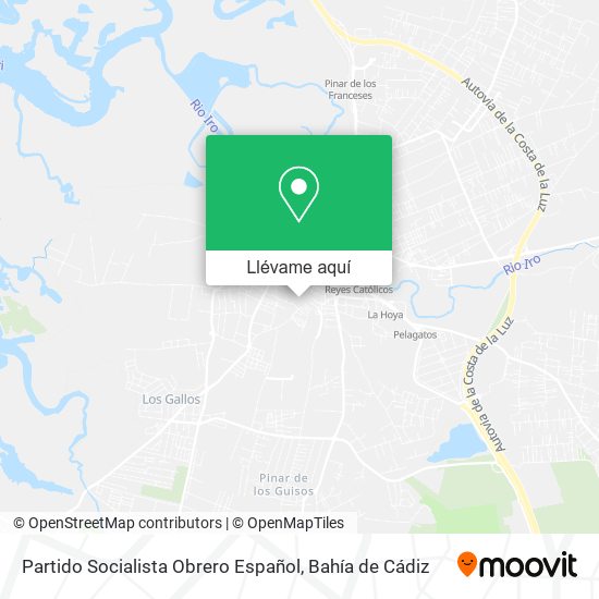 Mapa Partido Socialista Obrero Español