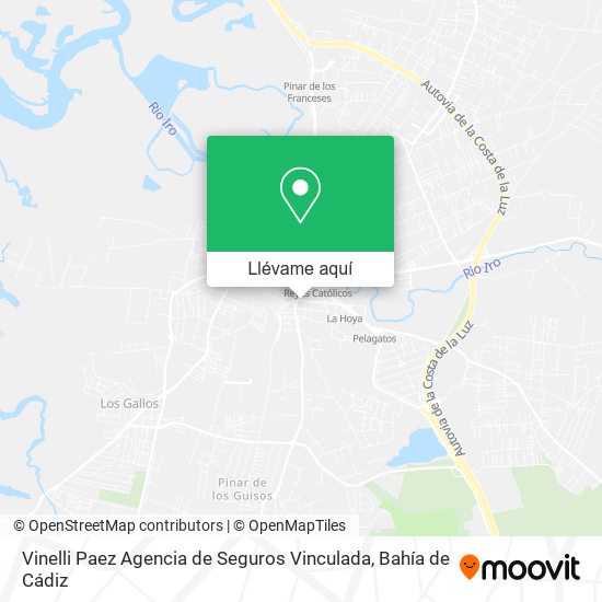 Mapa Vinelli Paez Agencia de Seguros Vinculada