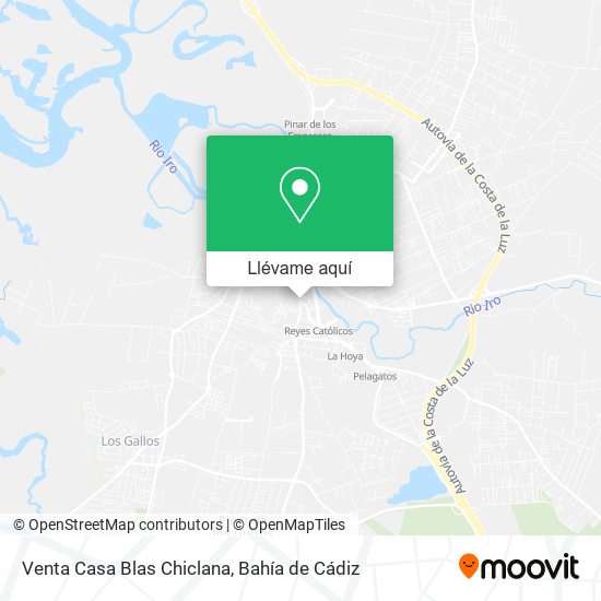 Mapa Venta Casa Blas Chiclana