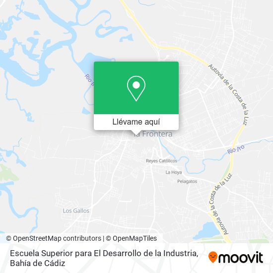 Mapa Escuela Superior para El Desarrollo de la Industria