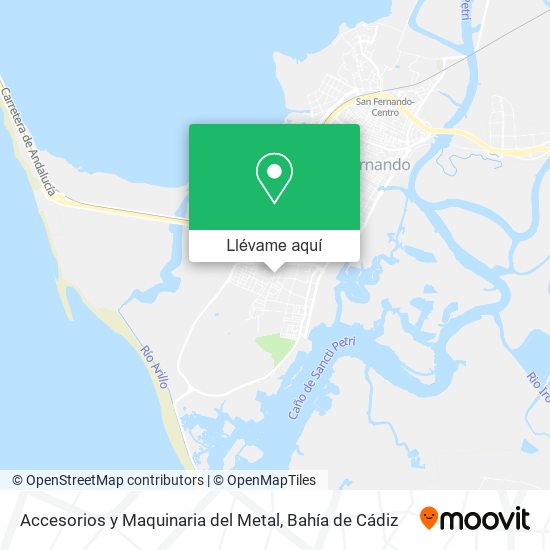 Mapa Accesorios y Maquinaria del Metal
