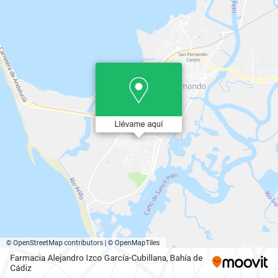 Mapa Farmacia Alejandro Izco García-Cubillana