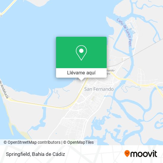 Mapa Springfield