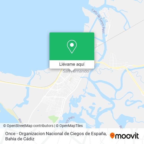 Mapa Once - Organizacion Nacional de Ciegos de España