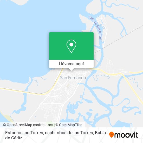 Mapa Estanco Las Torres, cachimbas de las Torres