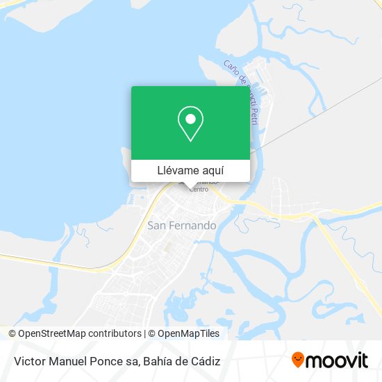 Mapa Victor Manuel Ponce sa