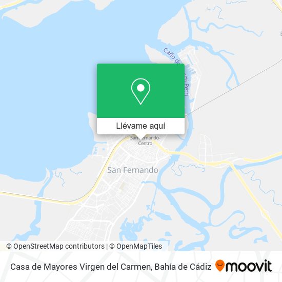 Mapa Casa de Mayores Virgen del Carmen