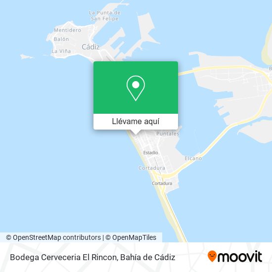 Mapa Bodega Cerveceria El Rincon