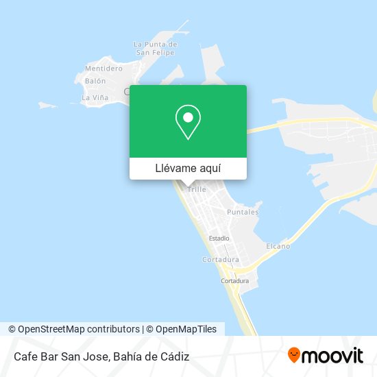Mapa Cafe Bar San Jose