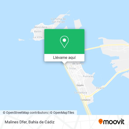 Mapa Malines Dfer
