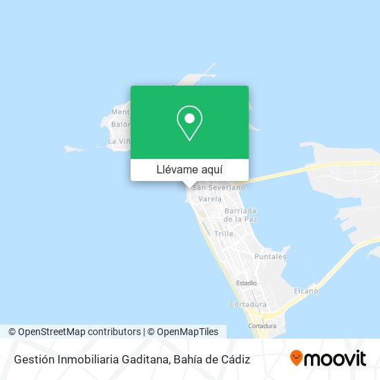 Mapa Gestión Inmobiliaria Gaditana